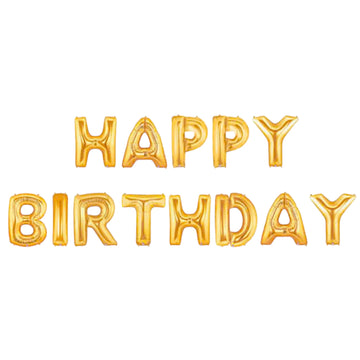 Happy Birthday Foil Banner