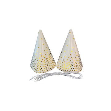 Polka Dot Birthday Caps – Colorful Party Hats
