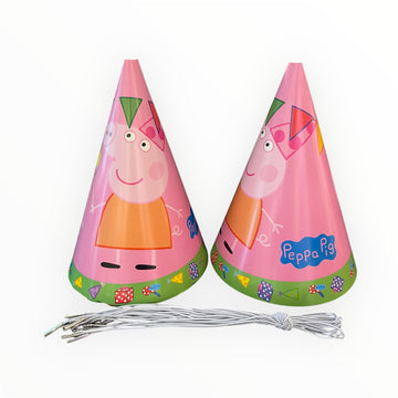 Peppa Pig Theme Birthday Caps