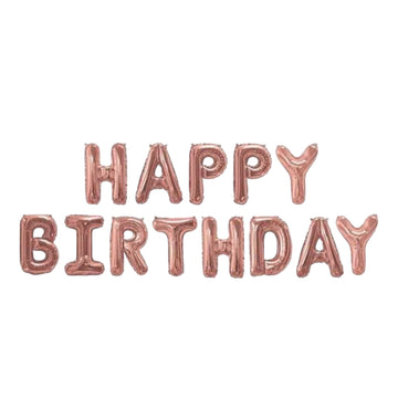 Happy Birthday Foil Banner
