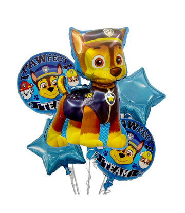 Paw Patrol Shaped 5 Piece Theme Foil Balloon