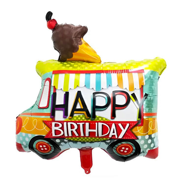 Ice Cream Cart Shaped Foil Balloon