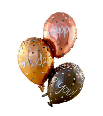 Happy Birthday 3 in 1 Foil Balloon