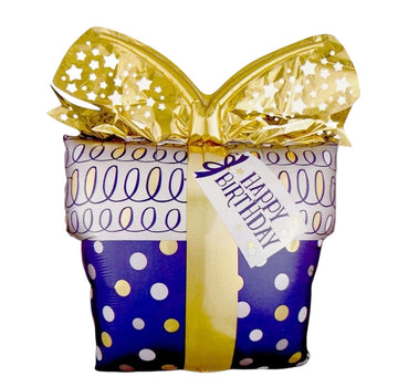 24" Happy Birthday Gift Box Foil Balloon