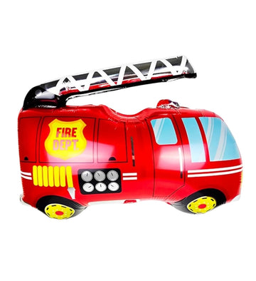 Fire Truck Shaped Foil Balloon