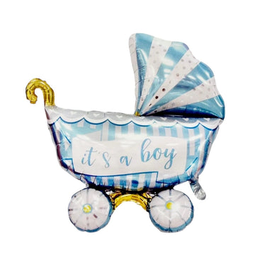 It's a Boy Pram Foil Banner