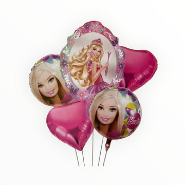 Barbie 5 Piece Theme Foil Balloon