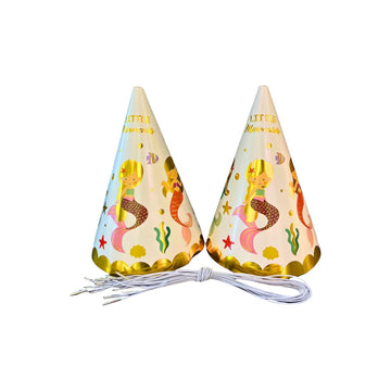Premium Mermaid Theme Birthday Caps