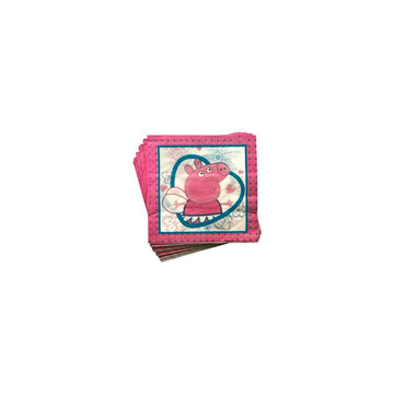 Peppa Pig Theme Paper Napkins