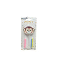 Monkey birthday cake candle for birthday parties by party supplies hub