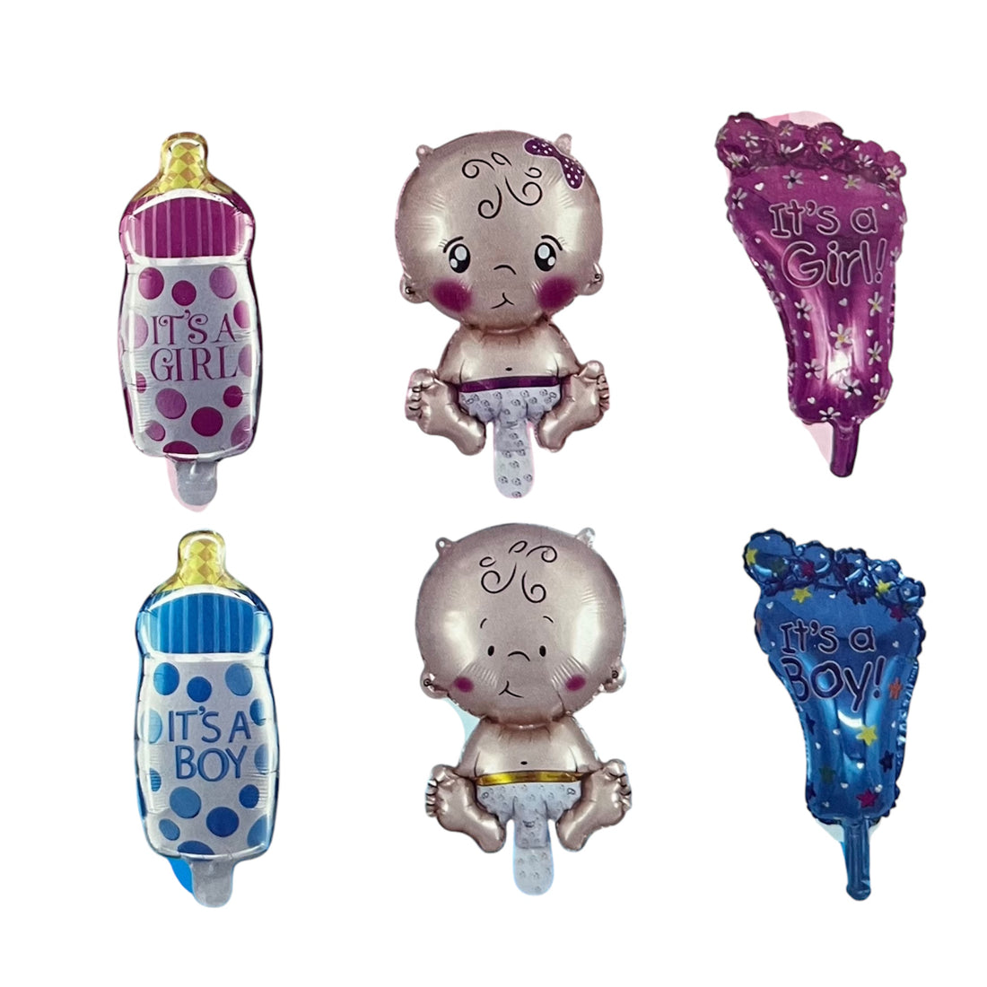 Baby shower foil banners for birthday party decorations