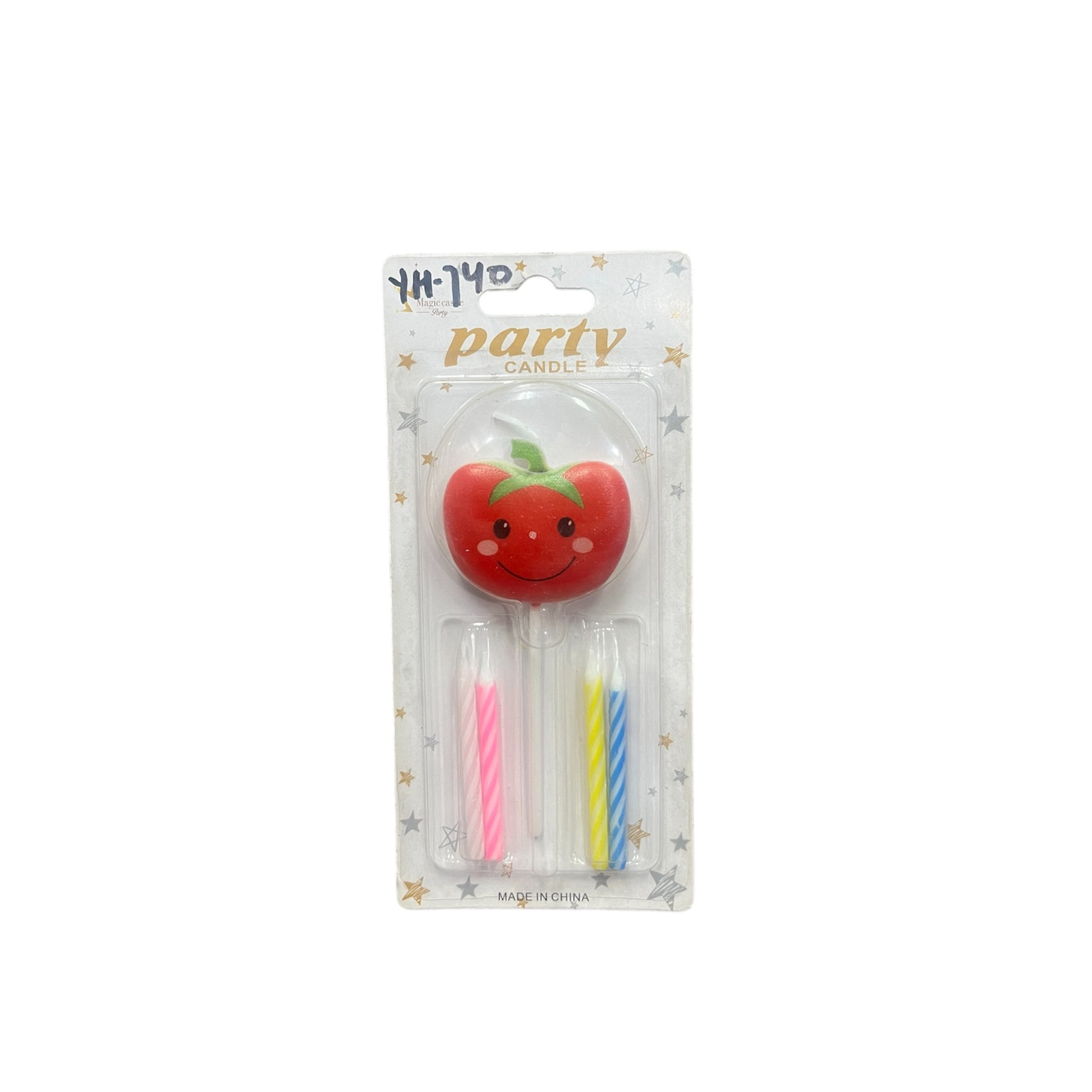 Apple birthday cake candle for birthday parties by party supplies hub