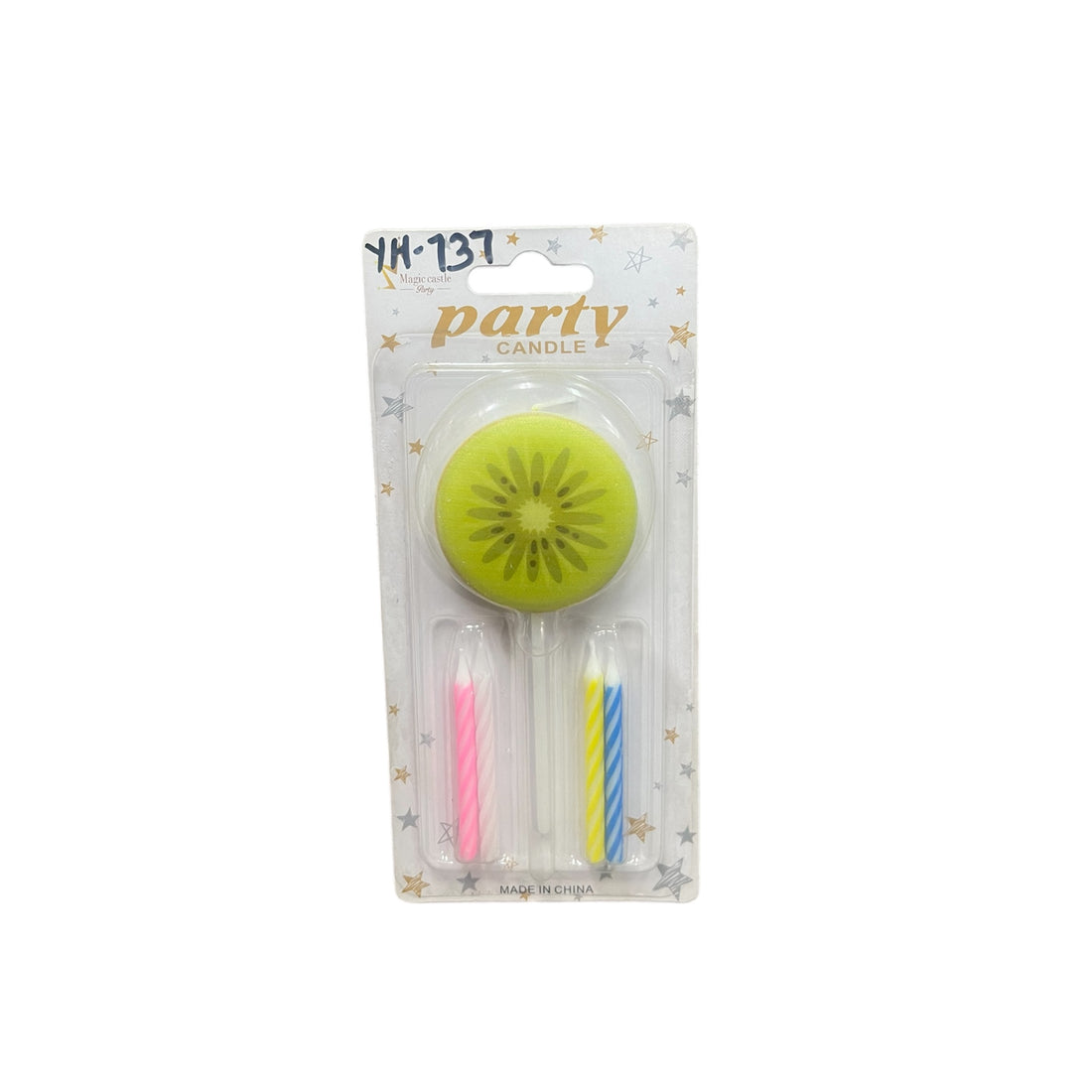 Kiwi birthday cake candle for birthday parties by party supplies hub