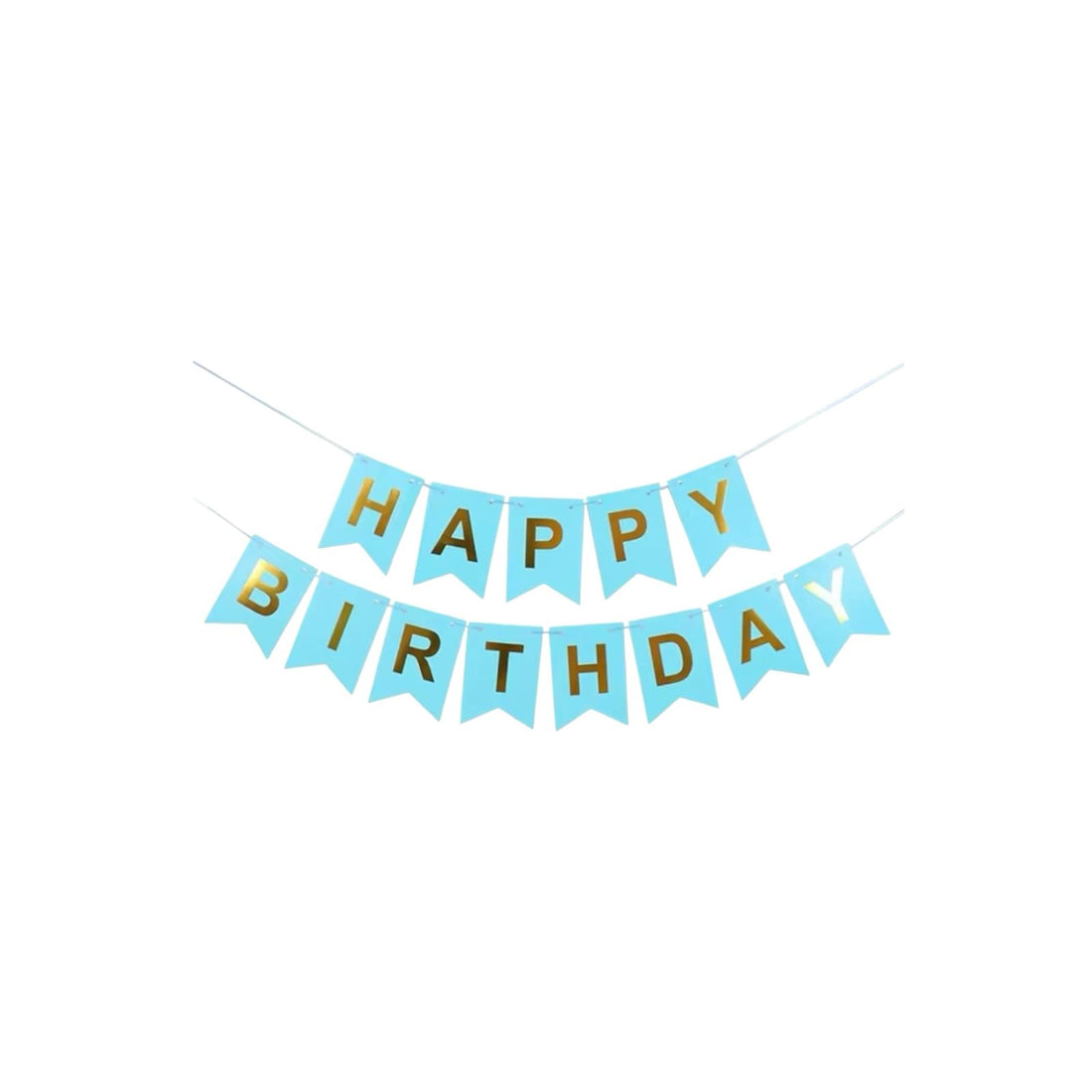 happy birthday letter banners with colourful flags for party decoration by Party supplies hub