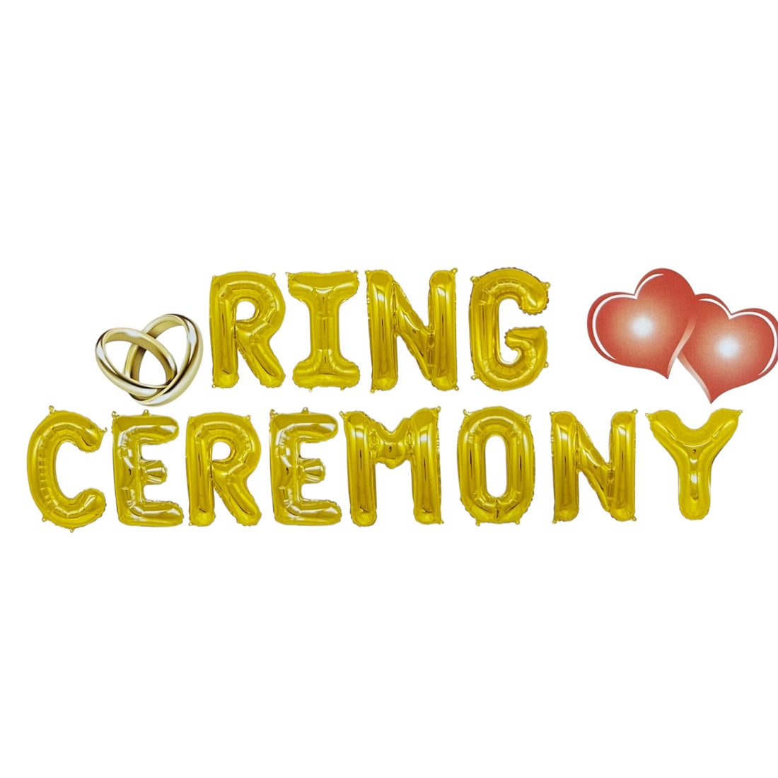 Ring ceremony foil banners for birthday party decorations by party supplies hub