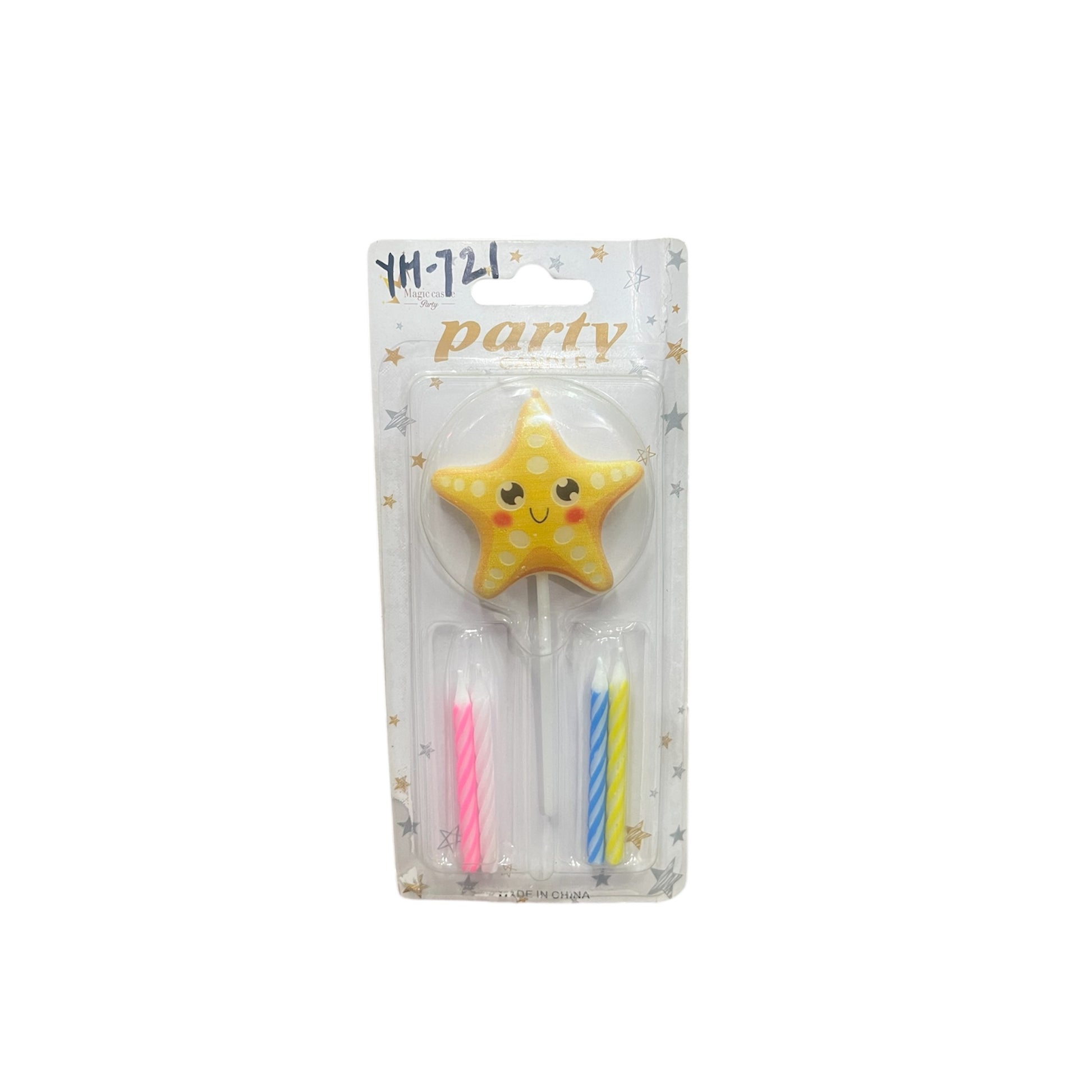 Star birthday cake candle for birthday parties by party supplies hub