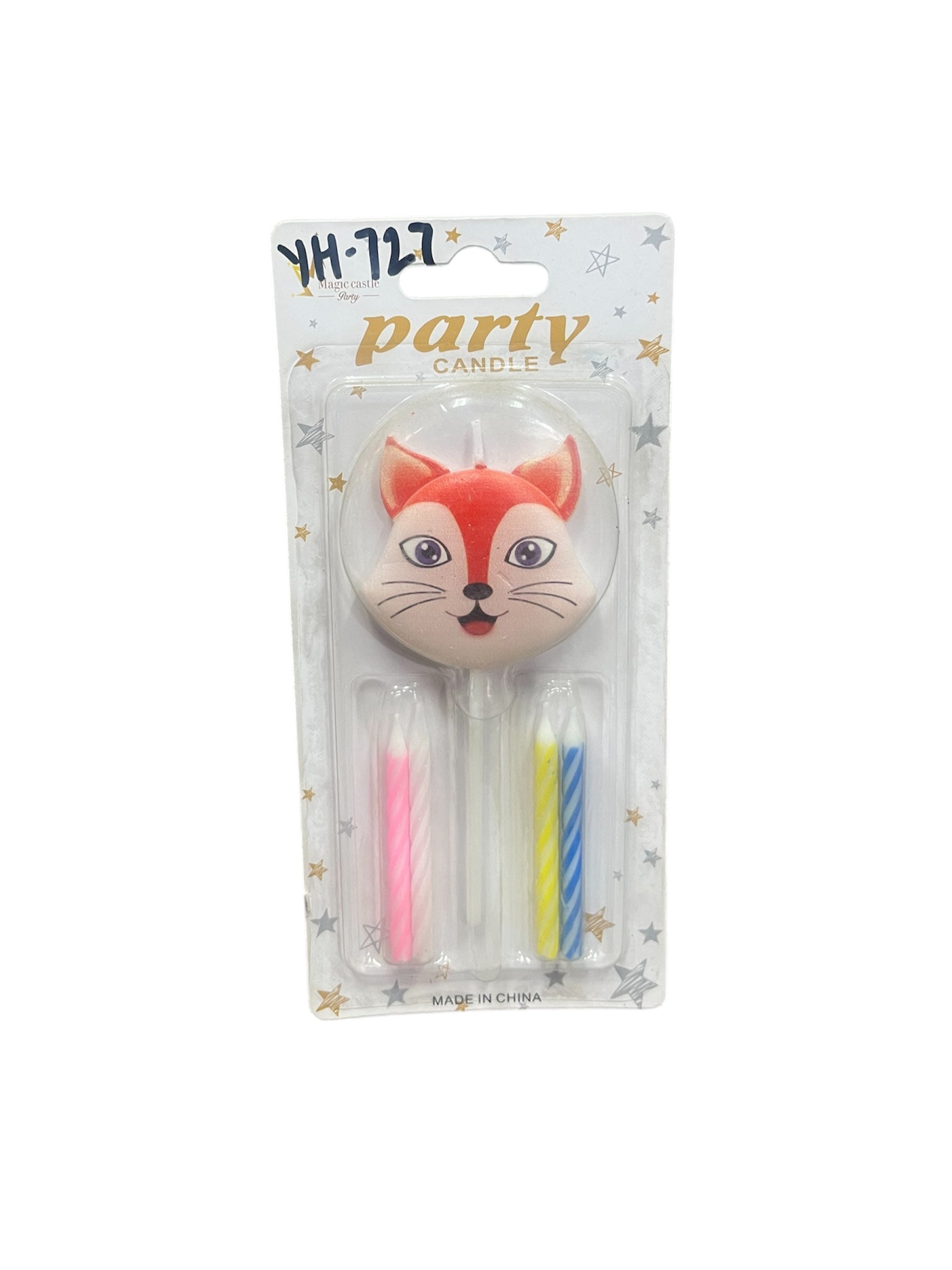Fox birthday cake candle for birthday parties by party supplies hub