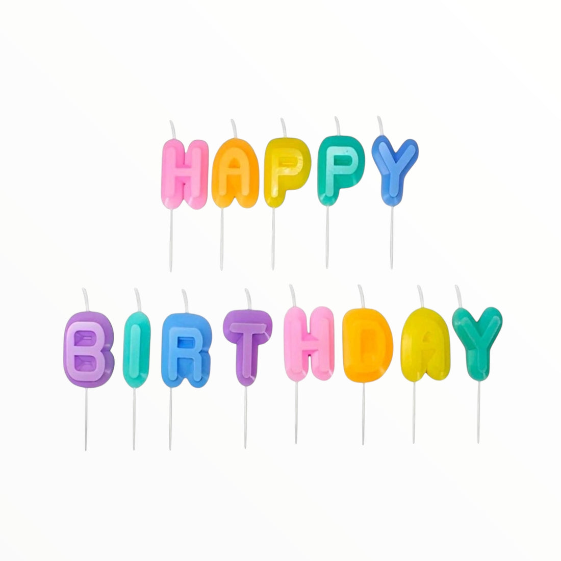 Happy birthday cake candle for birthday parties by party supplies hub