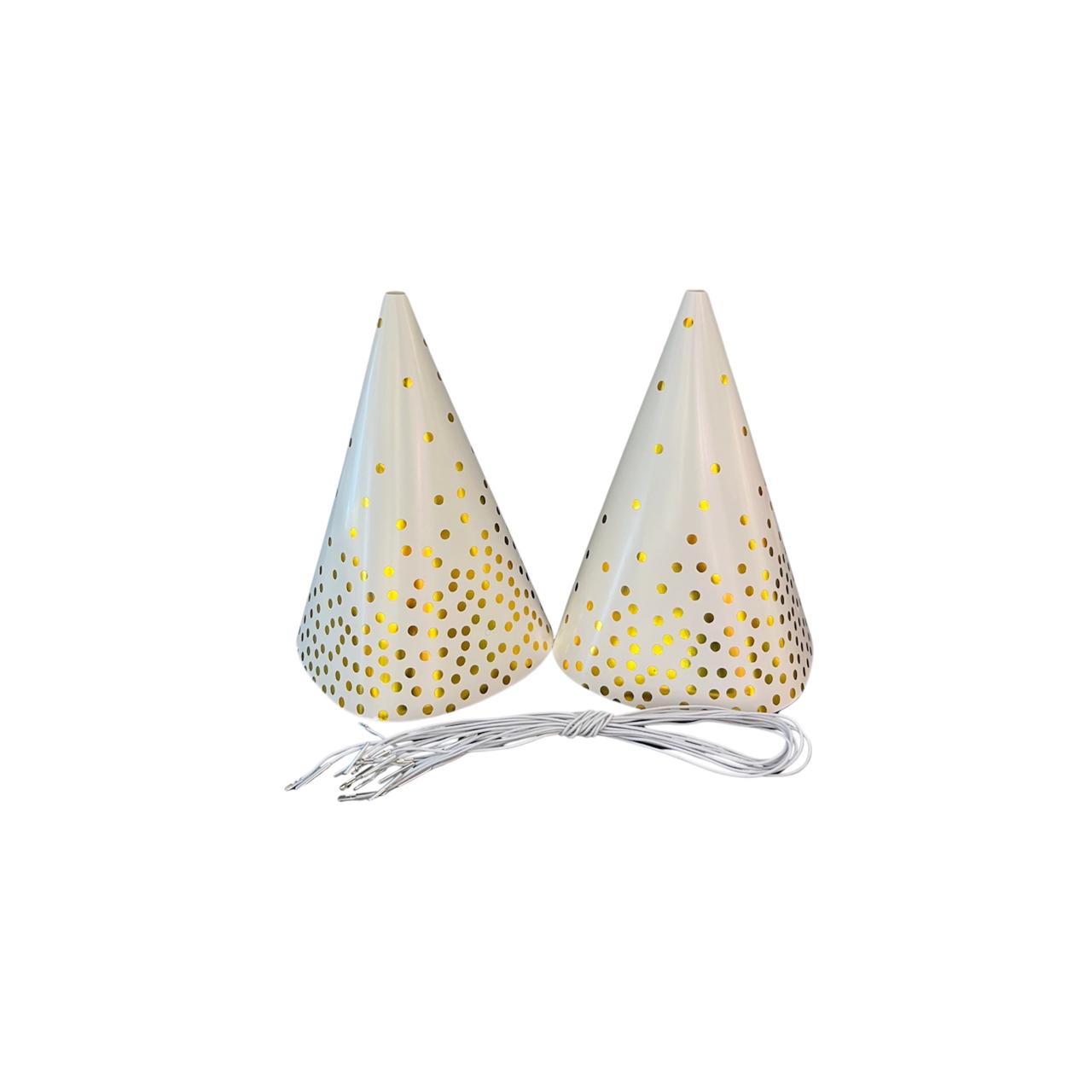 Polka Dot Birthday Caps – Colorful Party Hats