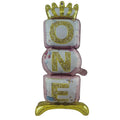 One standing foil banner single piece for birthday decorations by party supplies hub