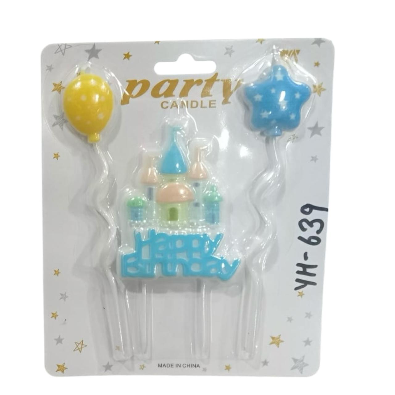 Castle theme Cake Candle for party cake decorations