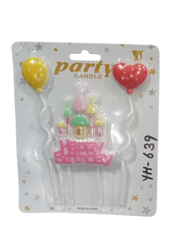 Castle theme Cake Candle for party cake decorations