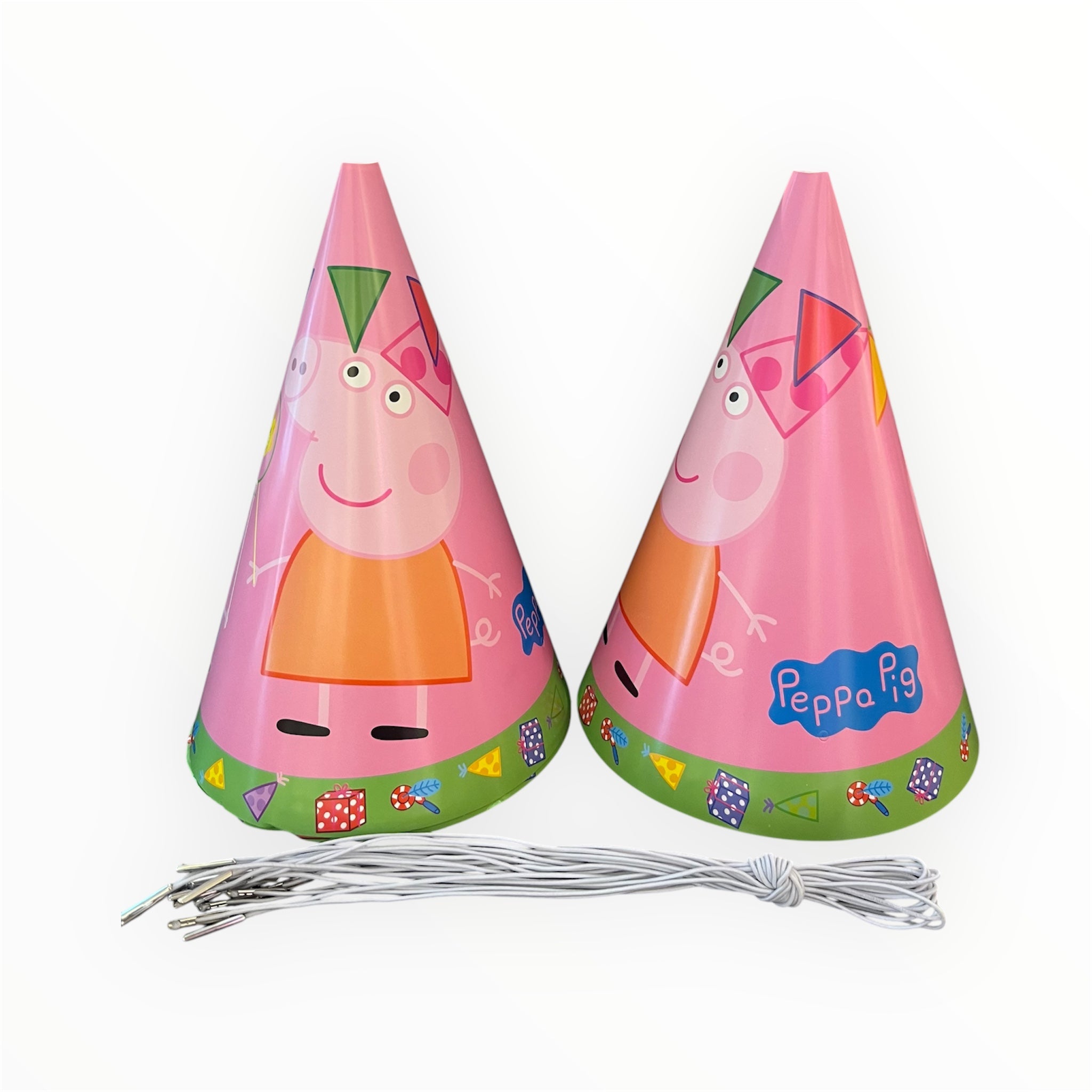 Peppa Pig Theme Birthday Caps