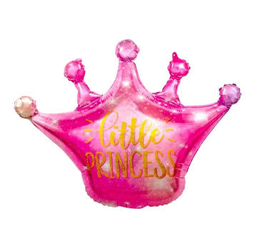 Little Princess Crown Shaped Foil Balloon