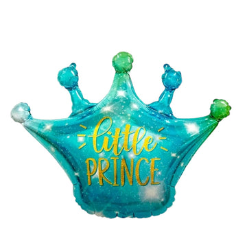 Little Prince Crown Shaped Foil Balloon