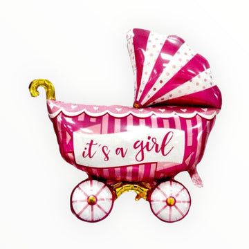 It's a Girl Pram Foil