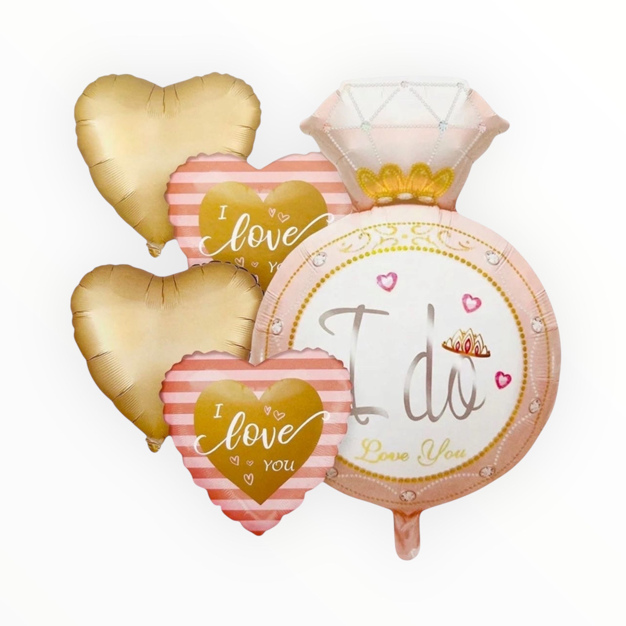 Love 5 Piece Theme Foil Balloon