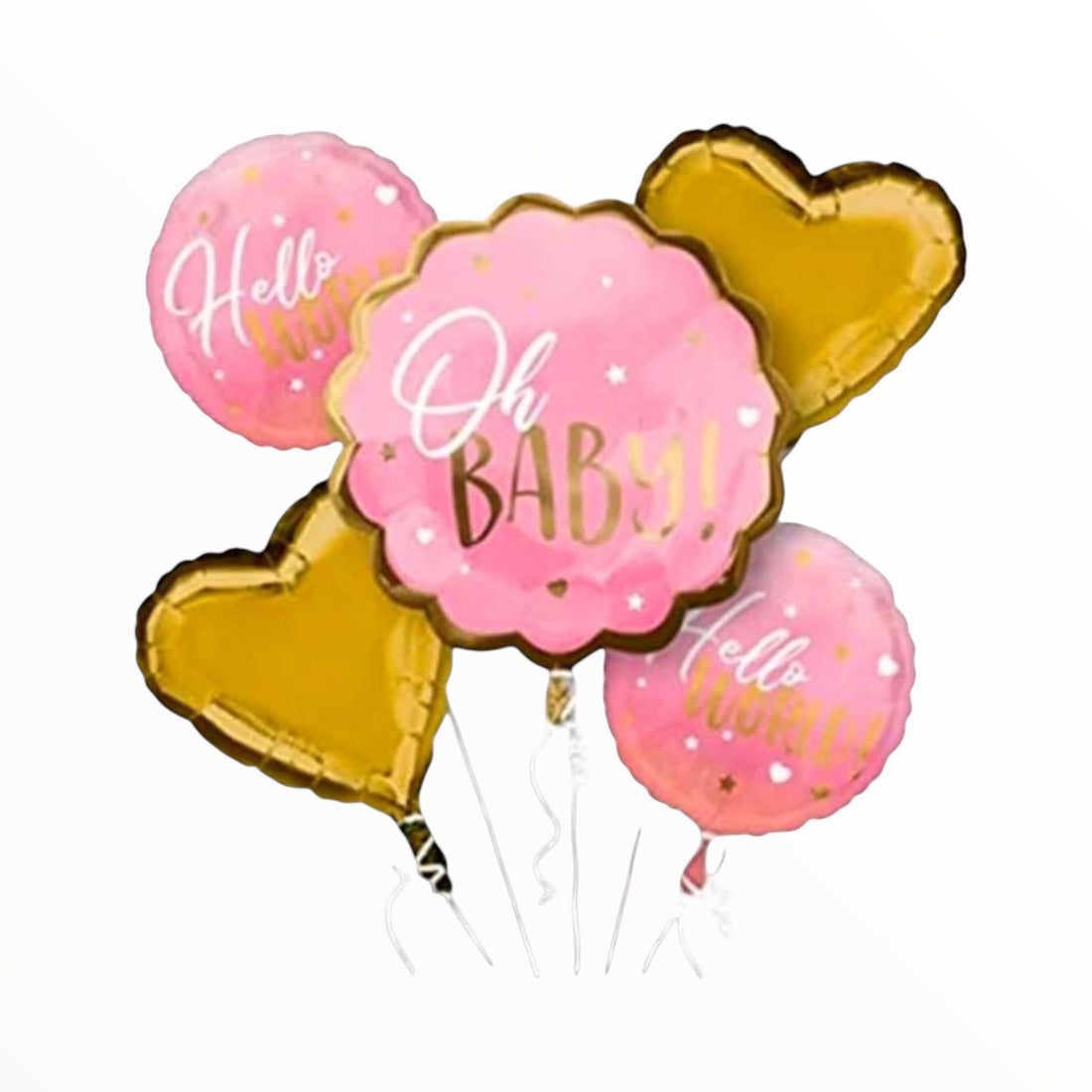 Oh Baby 5 Piece Foil Balloon