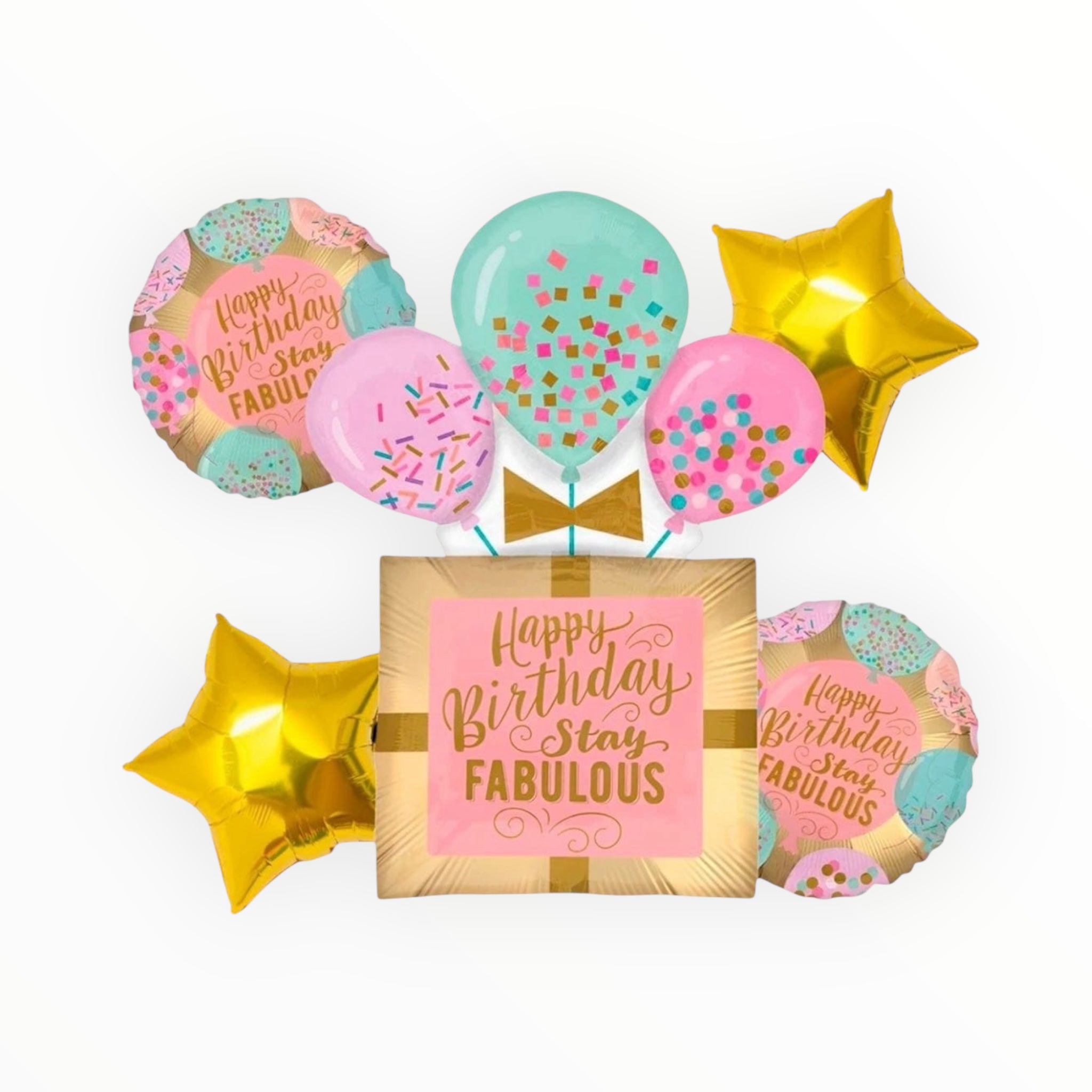 Stay Fabulous 5 Piece Theme Foil Banner