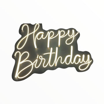 Acrylic Neon Happy Birthday