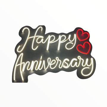 Acrylic Neon Happy Anniversary