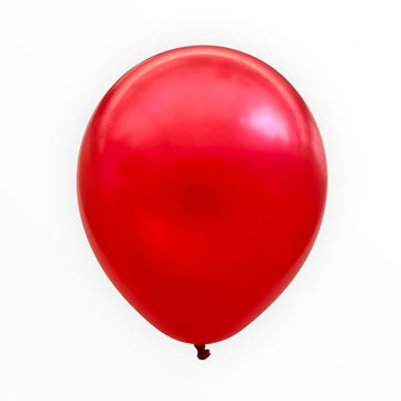 9" Metallic Latex Balloons [1000 pcs pack]-Red