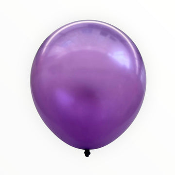 9" Metallic Latex Balloons [1000 pcs pack]-Purple