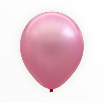 9" Metallic Latex Balloons [1000 pcs pack]-Light Pink