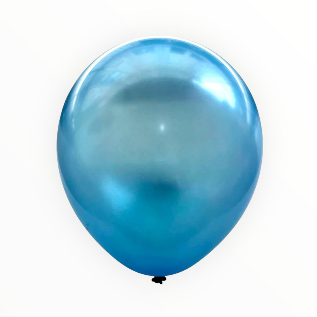 Blue metallic balloons for birthday decorations by Party Supplies Hub