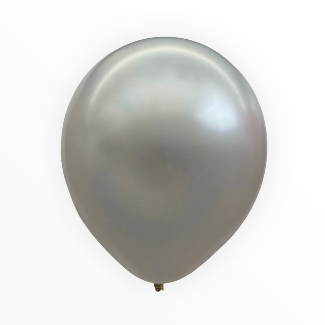 Silver metallic balloons for birthday decorations by party supplies hub