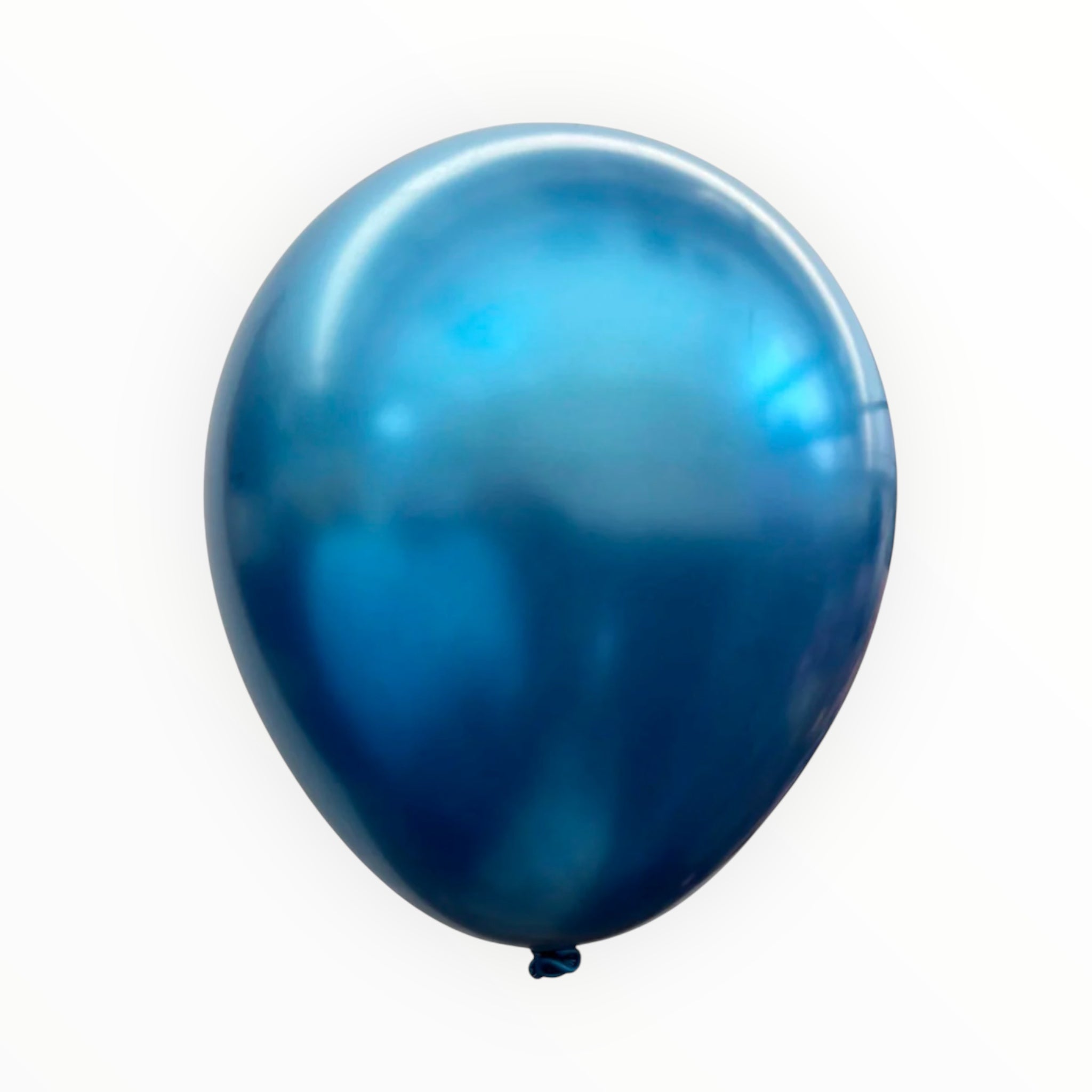 10" Chrome Latex Balloons [50Pcs]-Blue
