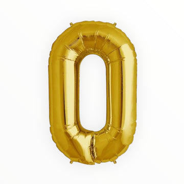 16" Number Foil 0-9-Golden
