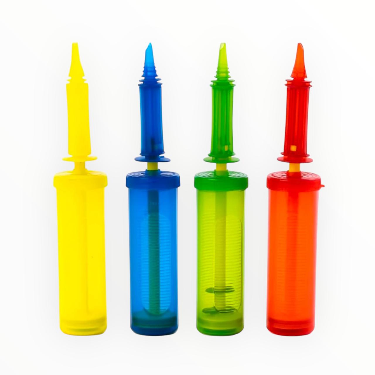 colourful balloon pump for birthday and wedding decorations