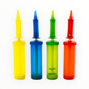 colourful balloon pump for birthday and wedding decorations