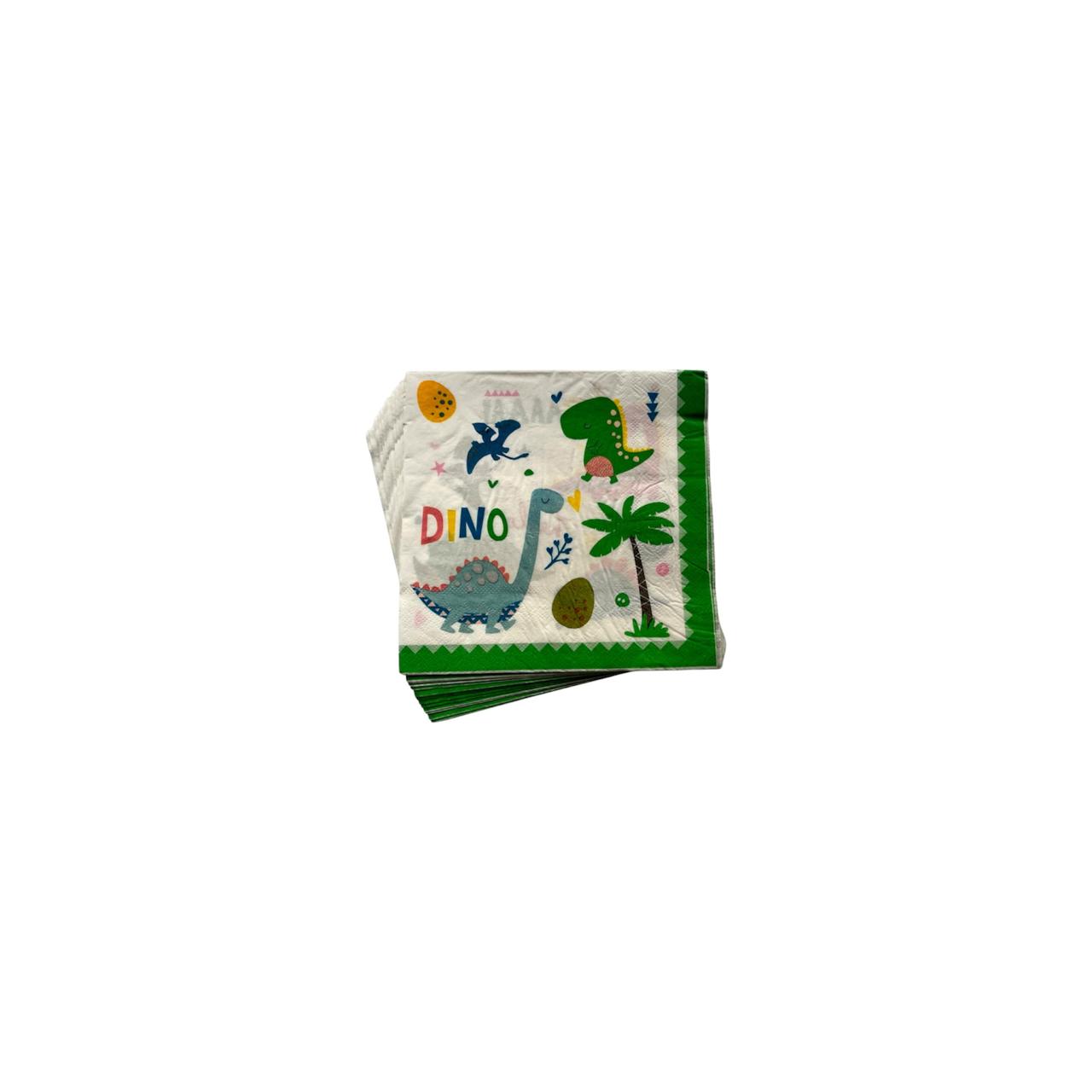 Dino Theme Paper Napkins