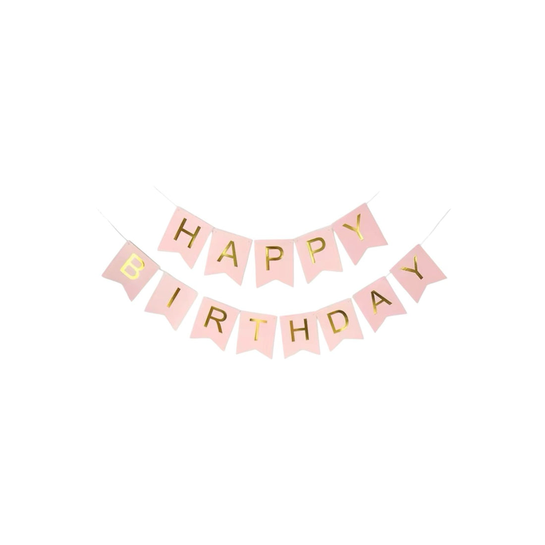 happy birthday letter banners with colourful flags for party decoration by Party supplies hub