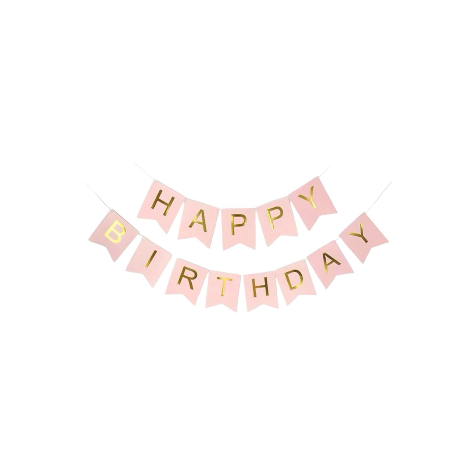 happy birthday letter banners with colourful flags for party decoration by Party supplies hub