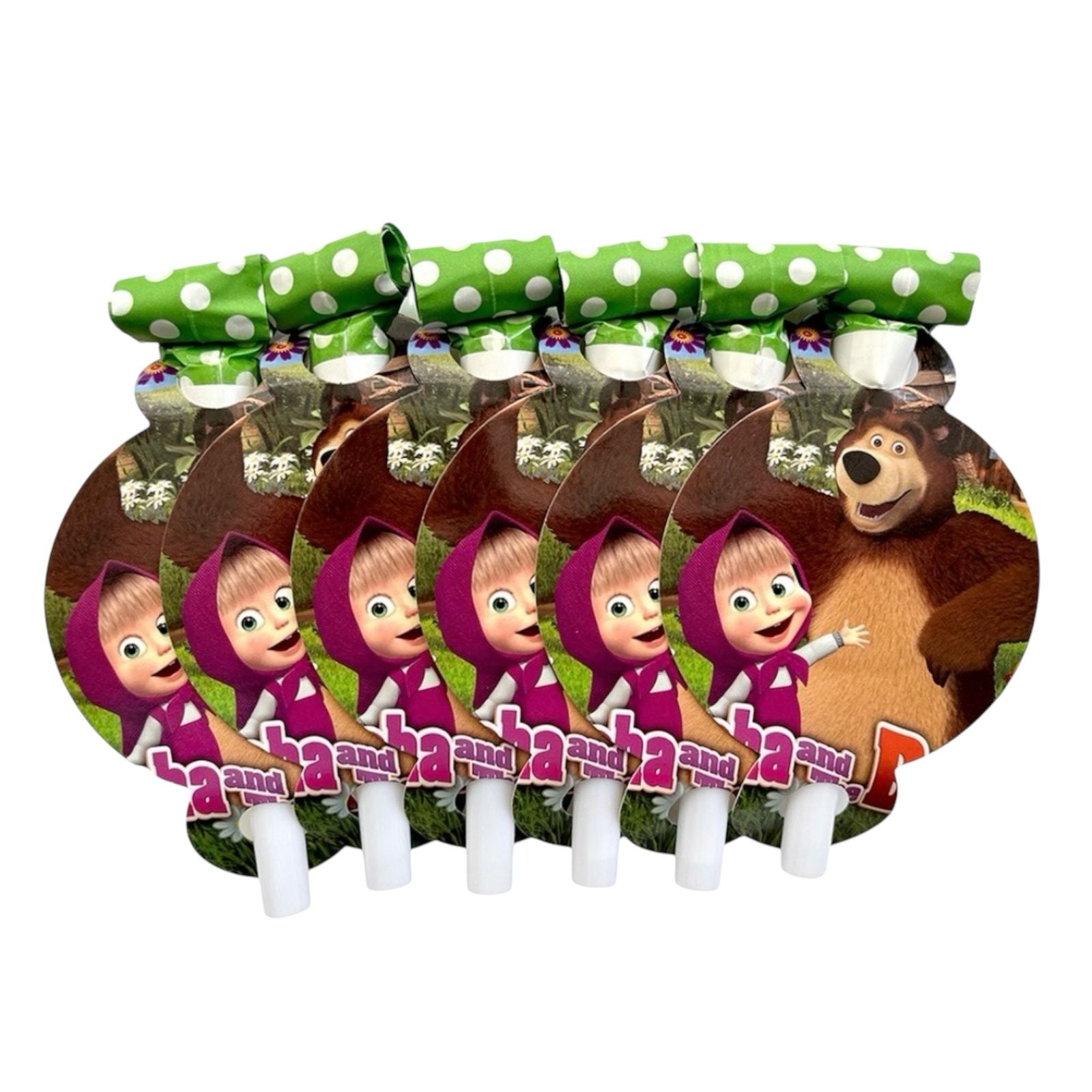 Masha Bear Theme Party Blowouts