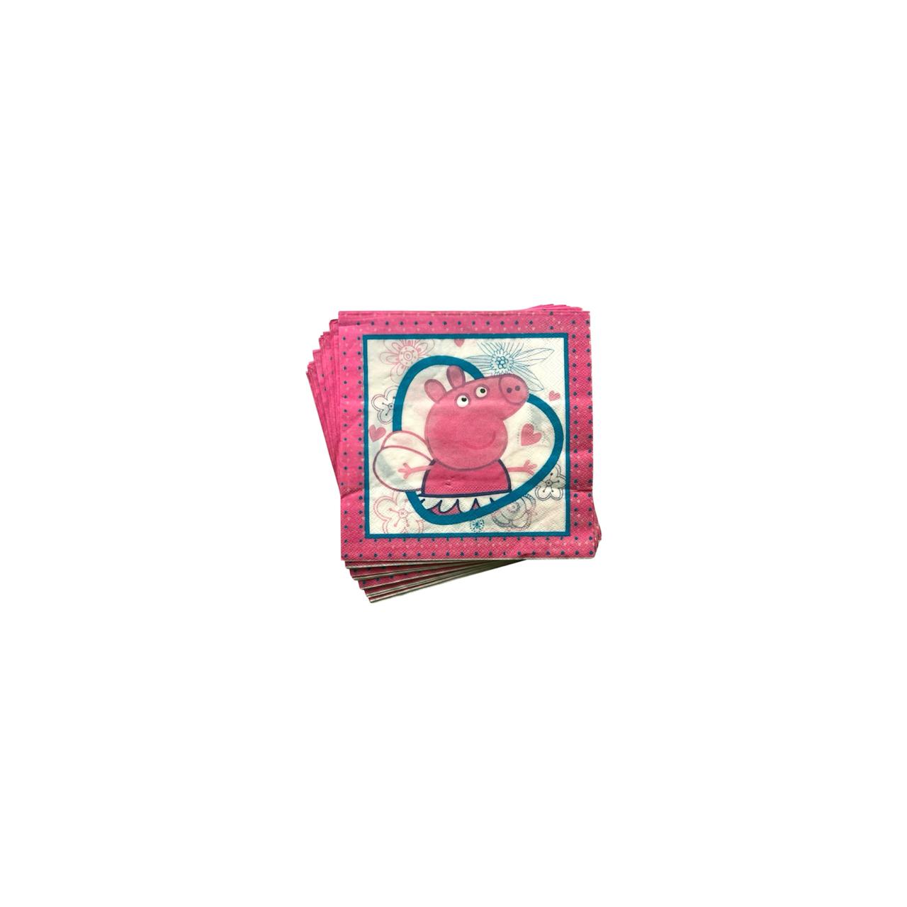 Peppa Pig Theme Paper Napkins