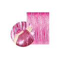 Pink Frill curtain for birthday decorations
